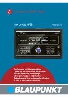 Blaupunkt New-Jersey-MP-68 - Owners Manual